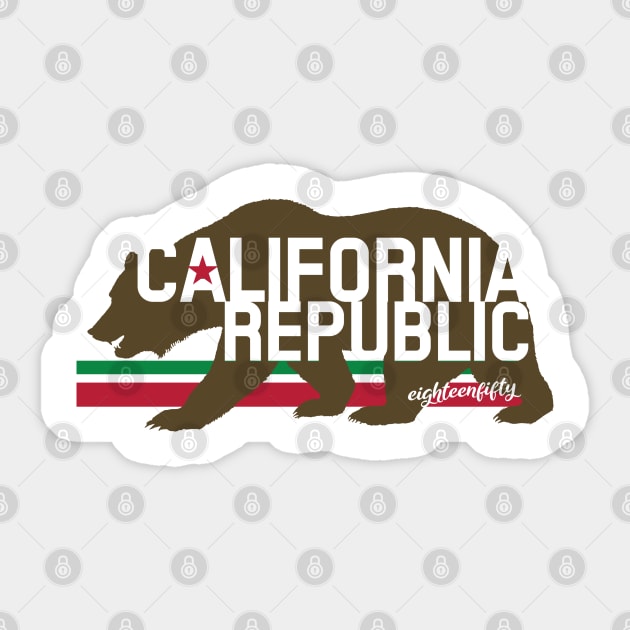 California Republic Sticker by DesignWise